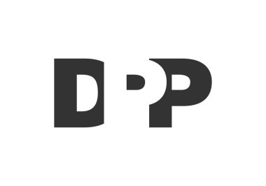 DPP logo tasarımı. İlk harf D P kalın yazı tipi. Teknolojik girişimler, danışmanlık, kurumsal markalaşma için. Yaratıcı şirket adı, manşet başlıkları tipografi kimliği, moda logoti tipi. Vektör illüstrasyonu.