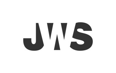 JWS logo tasarımı. İlk harf J W kalın font tarzı teknolojik girişimler, danışmanlık, kurumsal markalaşma. Yaratıcı şirket adı, manşet başlıkları tipografi kimliği, moda logoti tipi. Vektör illüstrasyonu.
