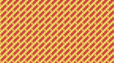 Canlı kırmızı ve altın soyut geometrik desen. Geçmişler, dokular, web sitesi tasarımı ve tekstil baskıları için mükemmel. Bu dinamik, tekrarlayan tasarım enerji ve refahı çağrıştırıyor..