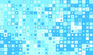 Soyut mavi kare desenli arka plan. Teknoloji, web sitesi tasarımı ve sunumlar için mükemmel. Veriyi, bağlantıyı ya da dijital yeniliği temsil eder. Modern, temiz ve çok yönlü..