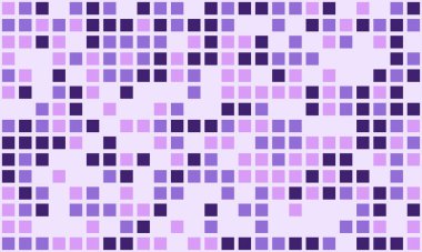 Mor ve lavanta tonlarıyla soyut mozaik desen. Arkaplan, web sitesi tasarımı veya tekstil baskıları için mükemmel.