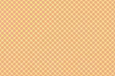 İnce şeftali ve soluk sarı tekrarlayan geometrik desen. Yumuşak, zarif bir dokuya ihtiyaç duyan arka plan, tekstil ya da web sitesi tasarımları için mükemmel. Sıcaklık ve sofistike duyguları çağrıştırıyor..