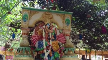 Puri-Odisha-India - 30 Aralık 2025 - Puri, Odisha, Hindistan 'da Van Vihar Ashram' ın içi