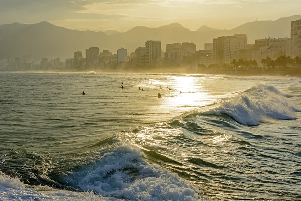 Puesta de sol de Río de Janeiro — Foto de Stock
