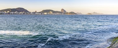 Copacabana Plajı'panoramik görünüm