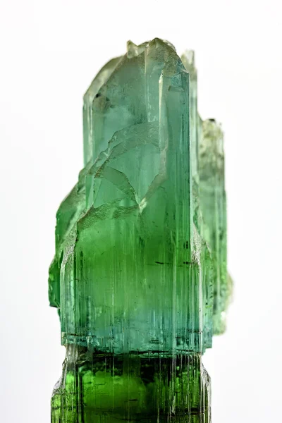 Cristales de turmalina verde — Foto de Stock