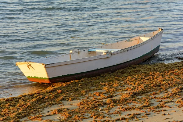 Velho barco de pesca de madeira — Fotografia de Stock