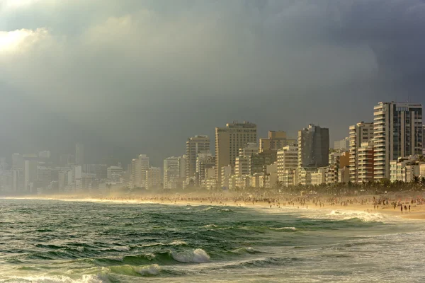 Praias de Ipanema, Leblon e Arpoador — Fotografia de Stock