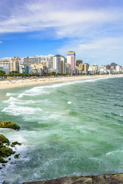 Пляж Леблон в Рио-де-Жанейро — стоковое фото