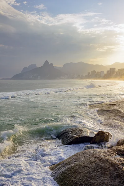 Arpoador beach i Ipanema, Rio de Janeiro — Stockfoto