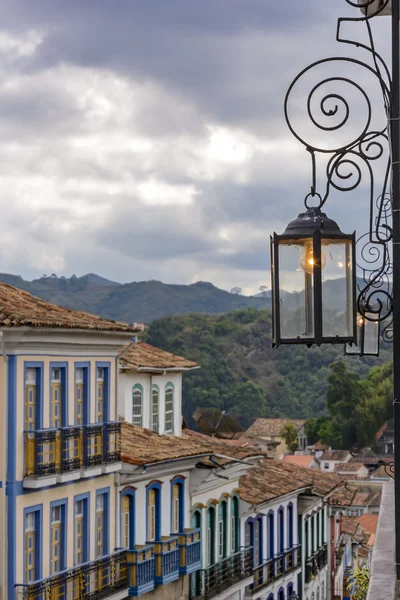 Sokak ve Ouro Preto'daki ışıkları