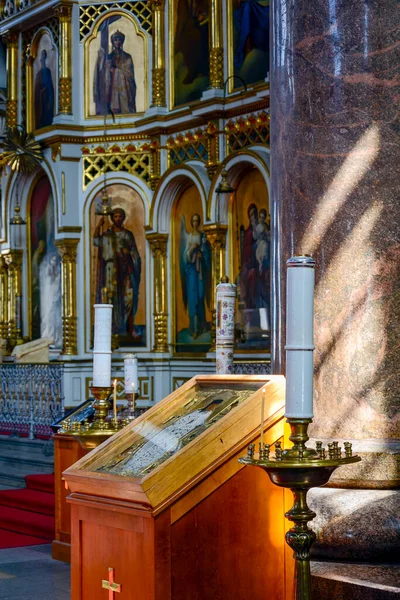 Interiør Berømte Historiske Uspenski Katedral Helsinki Finland - Stock-foto