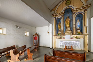Kongonha 'daki Bom Jesus de Matosinhos tapınağında küçük bir şapelin içinde..