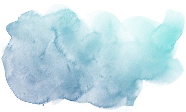 soyut mavi suluboya arkaplan.