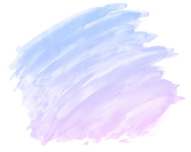 Beyaz arka plan üzerine soyut mor suluboya 