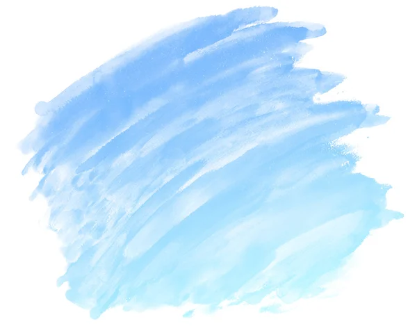 Abstract blue watercolor on white background — Stock Photo, Image