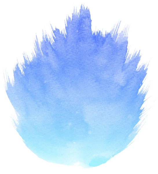 Abstract blue watercolor on white background. — Stock Photo, Image