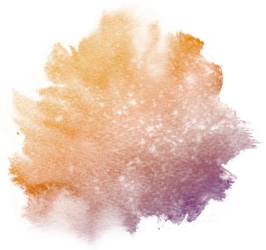 Soyut turuncu suluboya arkaplan.