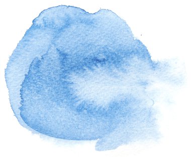 soyut mavi suluboya arkaplan.