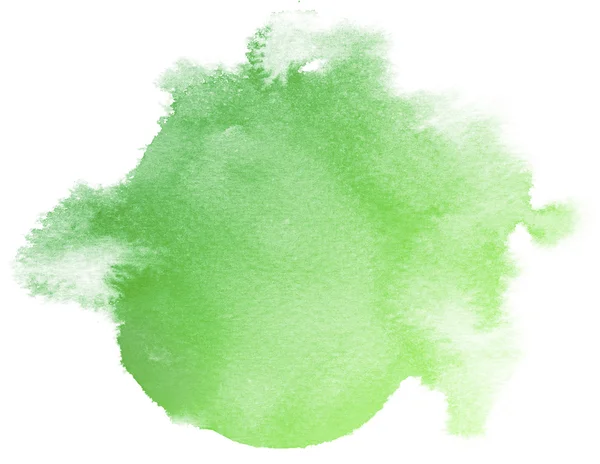 Abstrait vert aquarelle fond. — Photo