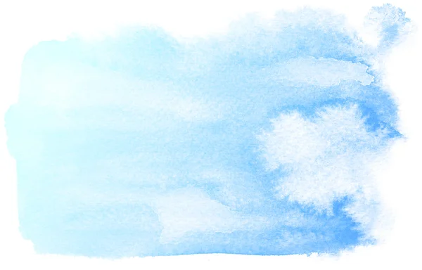 Abstrait bleu aquarelle fond. — Photo