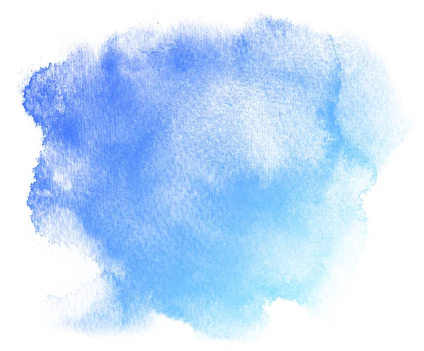 Abstracto azul acuarela fondo. —  Fotos de Stock