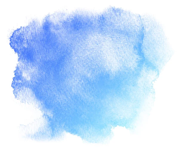 Abstrakte blaue Aquarell Hintergrund. — Stockfoto