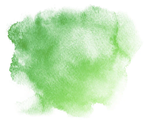 Abstract groen aquarel achtergrond. — Stockfoto