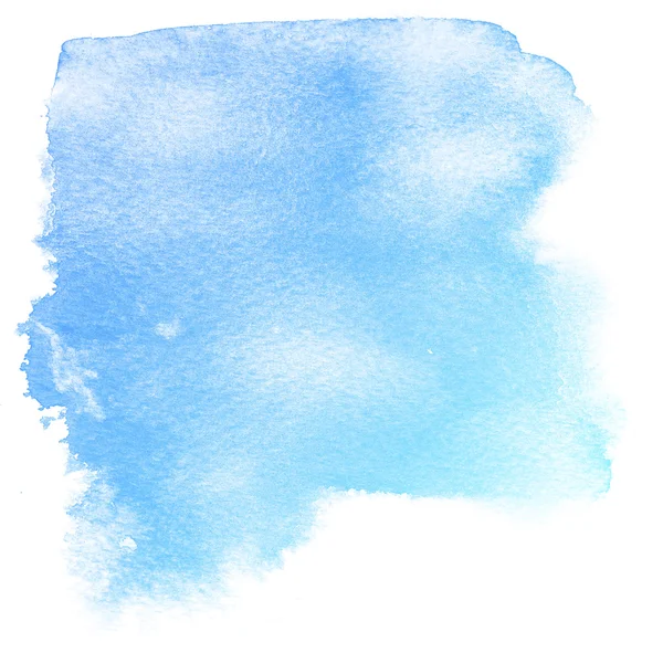 Abstrait bleu aquarelle fond. — Photo