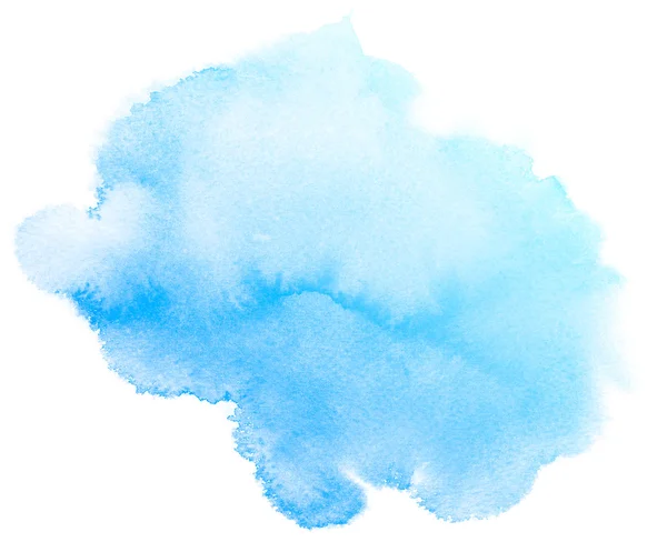 Abstrait bleu aquarelle fond. — Photo