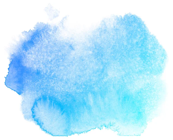 Абстрактный синий акварельный фон. — стоковое фото