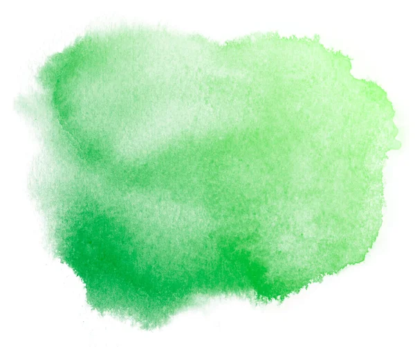 Abstract groen aquarel achtergrond. — Stockfoto