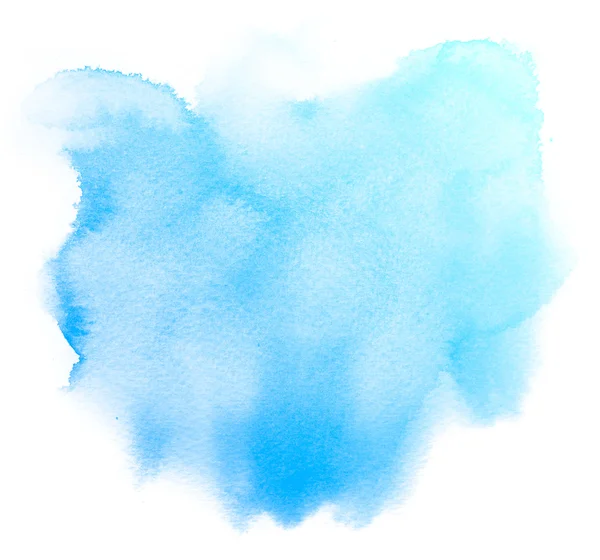 Abstrait bleu aquarelle fond. — Photo