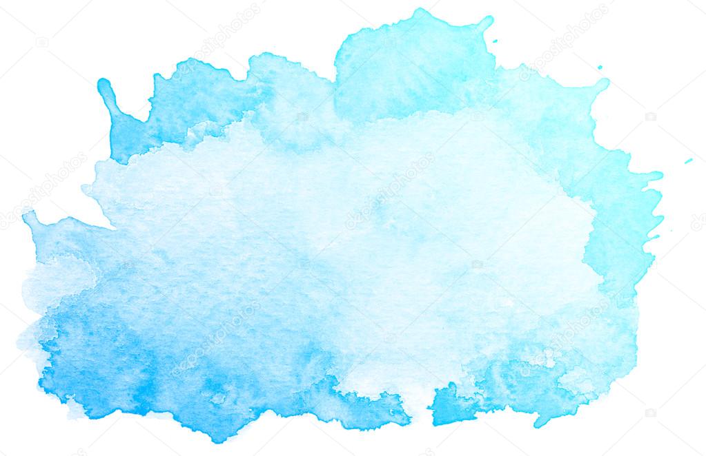 Abstract blue watercolor background. Stock Photo by ©Nottomanv1 121017072