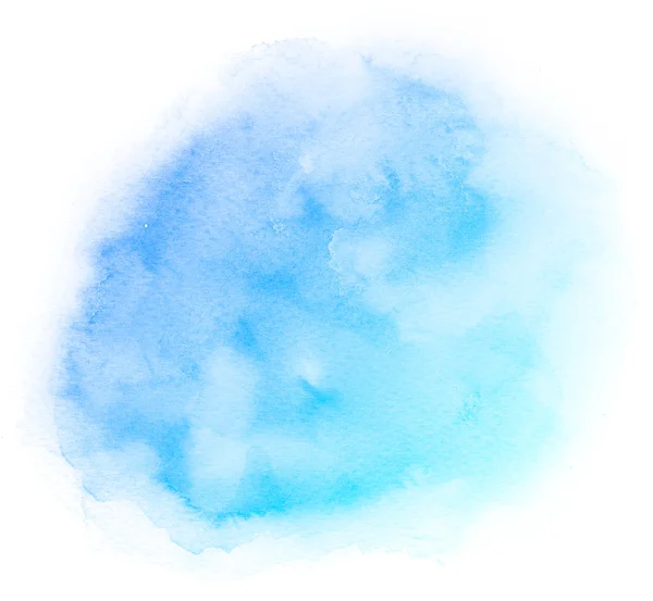 Abstrait bleu aquarelle fond. — Photo