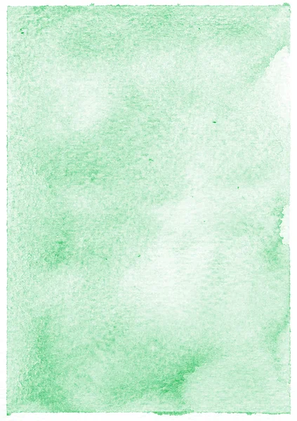 Abstraktní zelené akvarel pozadí. — Stock fotografie