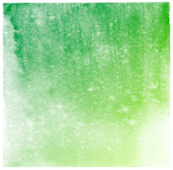 抽象绿色水彩背景. — 图库照片