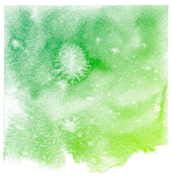 Abstrait vert aquarelle fond. — Photo