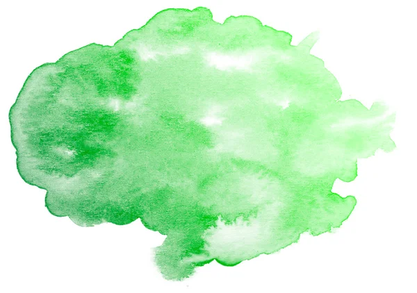 Abstrait vert aquarelle fond. — Photo