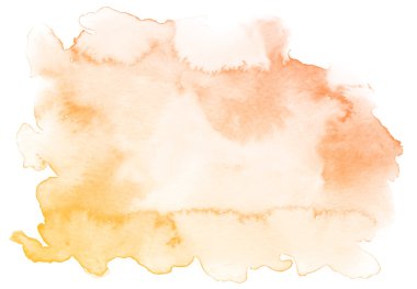 Soyut turuncu suluboya arkaplan.