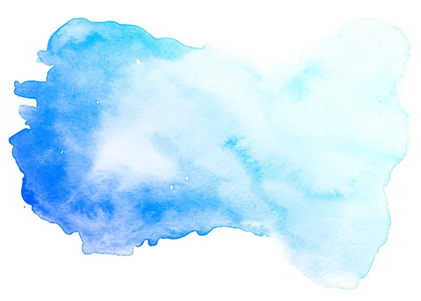 Abstract blauw aquarel achtergrond. — Stockfoto