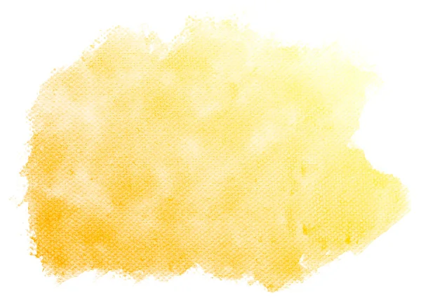抽象的黄色水彩背景. — 图库照片
