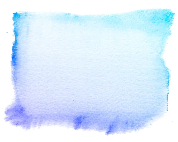 Abstrakte blaue Aquarell Hintergrund. — Stockfoto