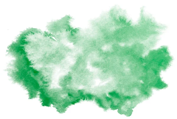 Абстрактный зеленый акварельный фон. — стоковое фото