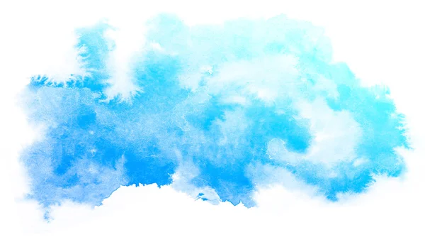 Abstract blue watercolor background. — Stock Photo, Image