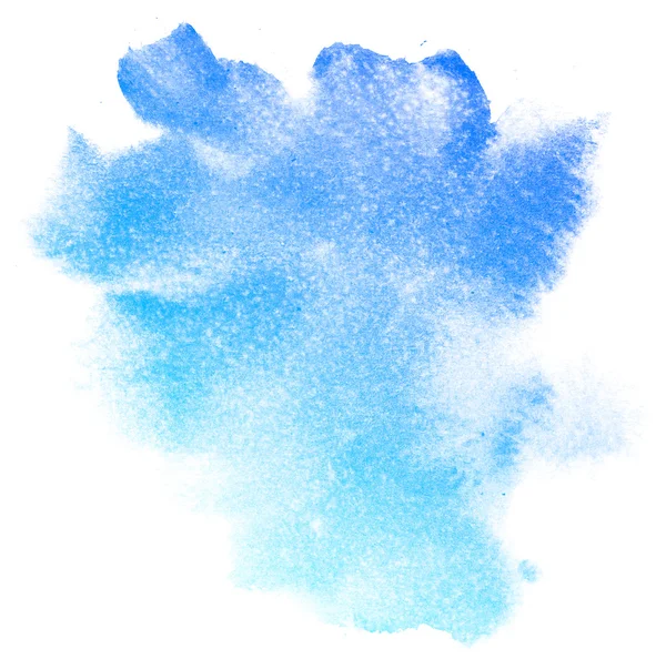 Abstrait bleu aquarelle fond. — Photo