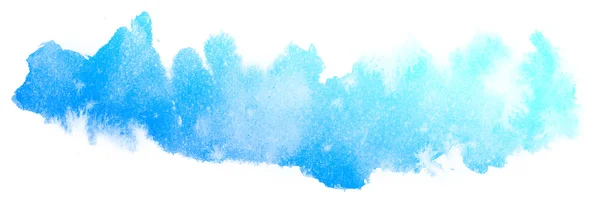 Abstract blauw aquarel achtergrond. — Stockfoto