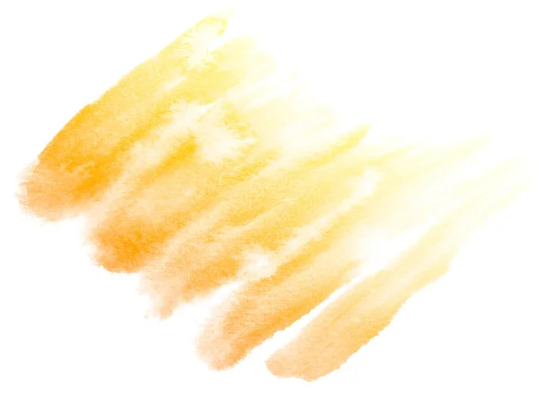 Abstrakcyjny żółty akwarela tło. — Zdjęcie stockowe
