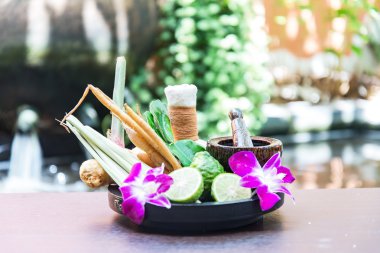 Spa tedavisi ve Masaj, Tayland, Thailand, yumuşak ve seçme focu