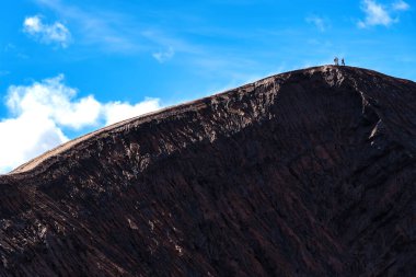 Bromo krateri, Java, Endonesi 'nin panoramik görüntüsü